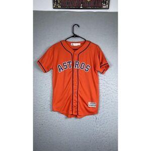 Houston Astros Jersey Youth Large 14/16 Orange MLB Baseball Correa 1 Majestic
